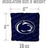 image:imageYouTheFan OfficiallyLicensed NCAA Set of 4 Cornhole Bags  All Weather Regulation 6 x 6 Size  16oz Weight  Designed in USAPenn State Nittany Lions  Blue