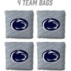 image:imageYouTheFan OfficiallyLicensed NCAA Set of 4 Cornhole Bags  All Weather Regulation 6 x 6 Size  16oz Weight  Designed in USAPenn State Nittany Lions  Grey