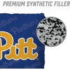 image:imageYouTheFan OfficiallyLicensed NCAA Set of 4 Cornhole Bags  All Weather Regulation 6 x 6 Size  16oz Weight  Designed in USAPittsburgh Panthers  Blue