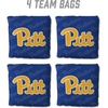 image:imageYouTheFan OfficiallyLicensed NCAA Set of 4 Cornhole Bags  All Weather Regulation 6 x 6 Size  16oz Weight  Designed in USAPittsburgh Panthers  Blue