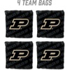 image:imageYouTheFan OfficiallyLicensed NCAA Set of 4 Cornhole Bags  All Weather Regulation 6 x 6 Size  16oz Weight  Designed in USAPurdue Boilermakers  Black
