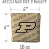 image:imageYouTheFan OfficiallyLicensed NCAA Set of 4 Cornhole Bags  All Weather Regulation 6 x 6 Size  16oz Weight  Designed in USAPurdue Boilermakers  Gold