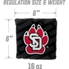 image:imageYouTheFan OfficiallyLicensed NCAA Set of 4 Cornhole Bags  All Weather Regulation 6 x 6 Size  16oz Weight  Designed in USASouth Dakota Coyotes  Black