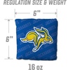 image:imageYouTheFan OfficiallyLicensed NCAA Set of 4 Cornhole Bags  All Weather Regulation 6 x 6 Size  16oz Weight  Designed in USASouth Dakota State Jackrabbits  Blue