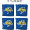 image:imageYouTheFan OfficiallyLicensed NCAA Set of 4 Cornhole Bags  All Weather Regulation 6 x 6 Size  16oz Weight  Designed in USASouth Dakota State Jackrabbits  Blue