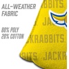 image:imageYouTheFan OfficiallyLicensed NCAA Set of 4 Cornhole Bags  All Weather Regulation 6 x 6 Size  16oz Weight  Designed in USASouth Dakota State Jackrabbits  Yellow