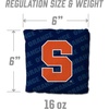 image:imageYouTheFan OfficiallyLicensed NCAA Set of 4 Cornhole Bags  All Weather Regulation 6 x 6 Size  16oz Weight  Designed in USASyracuse Orange  Blue