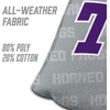 image:imageYouTheFan OfficiallyLicensed NCAA Set of 4 Cornhole Bags  All Weather Regulation 6 x 6 Size  16oz Weight  Designed in USATCU Horned Frogs  Grey