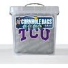 image:imageYouTheFan OfficiallyLicensed NCAA Set of 4 Cornhole Bags  All Weather Regulation 6 x 6 Size  16oz Weight  Designed in USATCU Horned Frogs  Grey