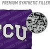 image:imageYouTheFan OfficiallyLicensed NCAA Set of 4 Cornhole Bags  All Weather Regulation 6 x 6 Size  16oz Weight  Designed in USATCU Horned Frogs  Purple