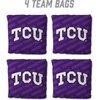 image:imageYouTheFan OfficiallyLicensed NCAA Set of 4 Cornhole Bags  All Weather Regulation 6 x 6 Size  16oz Weight  Designed in USATCU Horned Frogs  Purple