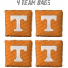image:imageYouTheFan OfficiallyLicensed NCAA Set of 4 Cornhole Bags  All Weather Regulation 6 x 6 Size  16oz Weight  Designed in USATennessee Volunteers  Orange