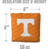 image:imageYouTheFan OfficiallyLicensed NCAA Set of 4 Cornhole Bags  All Weather Regulation 6 x 6 Size  16oz Weight  Designed in USATennessee Volunteers  Orange
