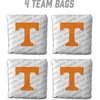 image:imageYouTheFan OfficiallyLicensed NCAA Set of 4 Cornhole Bags  All Weather Regulation 6 x 6 Size  16oz Weight  Designed in USATennessee Volunteers  White