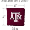 image:imageYouTheFan OfficiallyLicensed NCAA Set of 4 Cornhole Bags  All Weather Regulation 6 x 6 Size  16oz Weight  Designed in USATexas AM Aggies  Maroon
