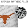 image:imageYouTheFan OfficiallyLicensed NCAA Set of 4 Cornhole Bags  All Weather Regulation 6 x 6 Size  16oz Weight  Designed in USATexas Longhorns  White