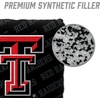 image:imageYouTheFan OfficiallyLicensed NCAA Set of 4 Cornhole Bags  All Weather Regulation 6 x 6 Size  16oz Weight  Designed in USATexas Tech Red Raiders  Black