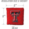 image:imageYouTheFan OfficiallyLicensed NCAA Set of 4 Cornhole Bags  All Weather Regulation 6 x 6 Size  16oz Weight  Designed in USATexas Tech Red Raiders  Red