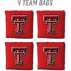image:imageYouTheFan OfficiallyLicensed NCAA Set of 4 Cornhole Bags  All Weather Regulation 6 x 6 Size  16oz Weight  Designed in USATexas Tech Red Raiders  Red
