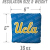 image:imageYouTheFan OfficiallyLicensed NCAA Set of 4 Cornhole Bags  All Weather Regulation 6 x 6 Size  16oz Weight  Designed in USAUCLA Bruins  Blue