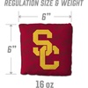 image:imageYouTheFan OfficiallyLicensed NCAA Set of 4 Cornhole Bags  All Weather Regulation 6 x 6 Size  16oz Weight  Designed in USAUSC Trojans  Red