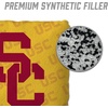 image:imageYouTheFan OfficiallyLicensed NCAA Set of 4 Cornhole Bags  All Weather Regulation 6 x 6 Size  16oz Weight  Designed in USAUSC Trojans  Yellow