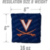 image:imageYouTheFan OfficiallyLicensed NCAA Set of 4 Cornhole Bags  All Weather Regulation 6 x 6 Size  16oz Weight  Designed in USAVirginia Cavaliers  Blue
