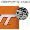 image:imageYouTheFan OfficiallyLicensed NCAA Set of 4 Cornhole Bags  All Weather Regulation 6 x 6 Size  16oz Weight  Designed in USAVirginia Tech Hokies  Orange