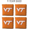 image:imageYouTheFan OfficiallyLicensed NCAA Set of 4 Cornhole Bags  All Weather Regulation 6 x 6 Size  16oz Weight  Designed in USAVirginia Tech Hokies  Orange