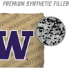 image:imageYouTheFan OfficiallyLicensed NCAA Set of 4 Cornhole Bags  All Weather Regulation 6 x 6 Size  16oz Weight  Designed in USAWashington Huskies  Gold