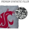 image:imageYouTheFan OfficiallyLicensed NCAA Set of 4 Cornhole Bags  All Weather Regulation 6 x 6 Size  16oz Weight  Designed in USAWashington State Cougars  Grey