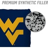 image:imageYouTheFan OfficiallyLicensed NCAA Set of 4 Cornhole Bags  All Weather Regulation 6 x 6 Size  16oz Weight  Designed in USAWest Virginia Mountaineers  Blue