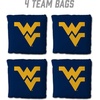 image:imageYouTheFan OfficiallyLicensed NCAA Set of 4 Cornhole Bags  All Weather Regulation 6 x 6 Size  16oz Weight  Designed in USAWest Virginia Mountaineers  Blue