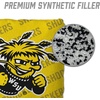 image:imageYouTheFan OfficiallyLicensed NCAA Set of 4 Cornhole Bags  All Weather Regulation 6 x 6 Size  16oz Weight  Designed in USAWichita State Shockers  Yellow