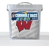 image:imageYouTheFan OfficiallyLicensed NCAA Set of 4 Cornhole Bags  All Weather Regulation 6 x 6 Size  16oz Weight  Designed in USAWisconsin Badgers  White