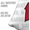 image:imageYouTheFan OfficiallyLicensed NCAA Set of 4 Cornhole Bags  All Weather Regulation 6 x 6 Size  16oz Weight  Designed in USAWisconsin Badgers  White