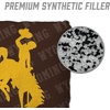 image:imageYouTheFan OfficiallyLicensed NCAA Set of 4 Cornhole Bags  All Weather Regulation 6 x 6 Size  16oz Weight  Designed in USAWyoming Cowboys  Brown