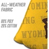image:imageYouTheFan OfficiallyLicensed NCAA Set of 4 Cornhole Bags  All Weather Regulation 6 x 6 Size  16oz Weight  Designed in USAWyoming Cowboys  Yellow