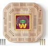 image:imageYouTheFan NFL Licensed Fan Cribbage Wood Board GameWashington Commanders