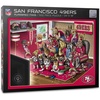 image:imageYouTheFan NFL Purebred Fans 500pc Puzzle  A Real NailbiterSan Francisco 49ers
