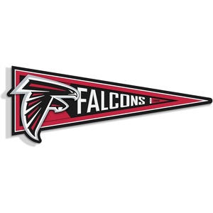 image:imageYouTheFan NFL 3D Wall Pennant precisioncrafted unique shape made of multiple layers readytohang officially licensed and stylish addition for ultimate team fanAtlanta Falcons