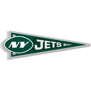 image:imageYouTheFan NFL 3D Wall Pennant precisioncrafted unique shape made of multiple layers readytohang officially licensed and stylish addition for ultimate team fanNew York Jets