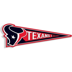 image:imageYouTheFan NFL 3D Wall Pennant precisioncrafted unique shape made of multiple layers readytohang officially licensed and stylish addition for ultimate team fanHouston Texans
