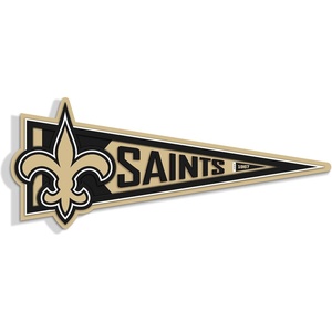 image:imageYouTheFan NFL 3D Wall Pennant precisioncrafted unique shape made of multiple layers readytohang officially licensed and stylish addition for ultimate team fanNew Orleans Saints