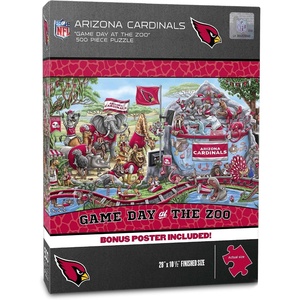 image:imageYouTheFan NFL Arizona Cardinals Game Day at The Zoo 500pc Puzzle 28 x 105Arizona Cardinals