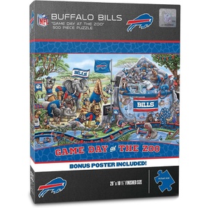 image:imageYouTheFan NFL Arizona Cardinals Game Day at The Zoo 500pc Puzzle 28 x 105Buffalo Bills