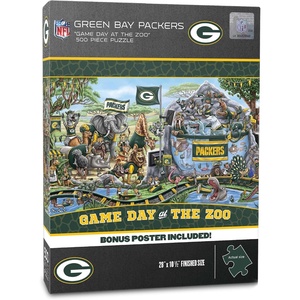 image:imageYouTheFan NFL Arizona Cardinals Game Day at The Zoo 500pc Puzzle 28 x 105Green Bay Packers