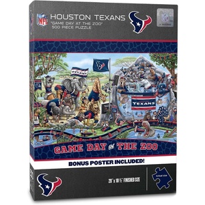image:imageYouTheFan NFL Arizona Cardinals Game Day at The Zoo 500pc Puzzle 28 x 105Houston Texans