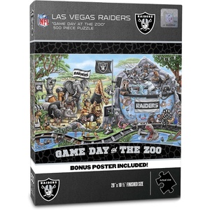image:imageYouTheFan NFL Arizona Cardinals Game Day at The Zoo 500pc Puzzle 28 x 105Las Vegas Raiders