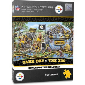 image:imageYouTheFan NFL Arizona Cardinals Game Day at The Zoo 500pc Puzzle 28 x 105Pittsburgh Steelers